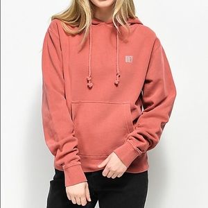 BRAND NEW! Zumiez dusty rose hoodie